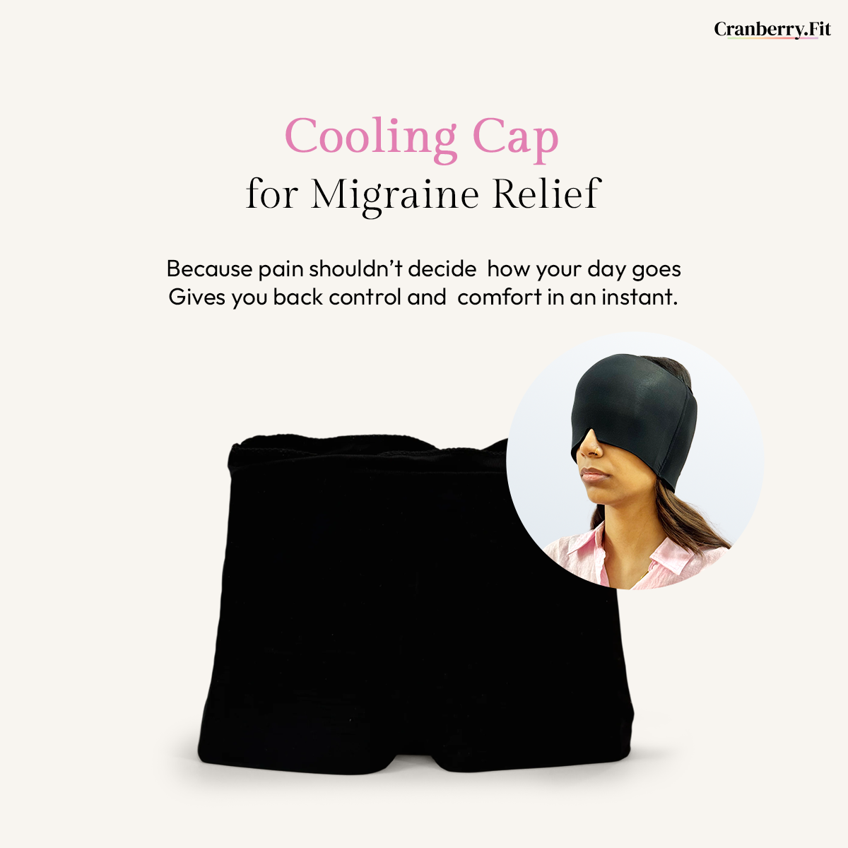 Cooling Cap For Migraine with Gynaec Call & 6-month support