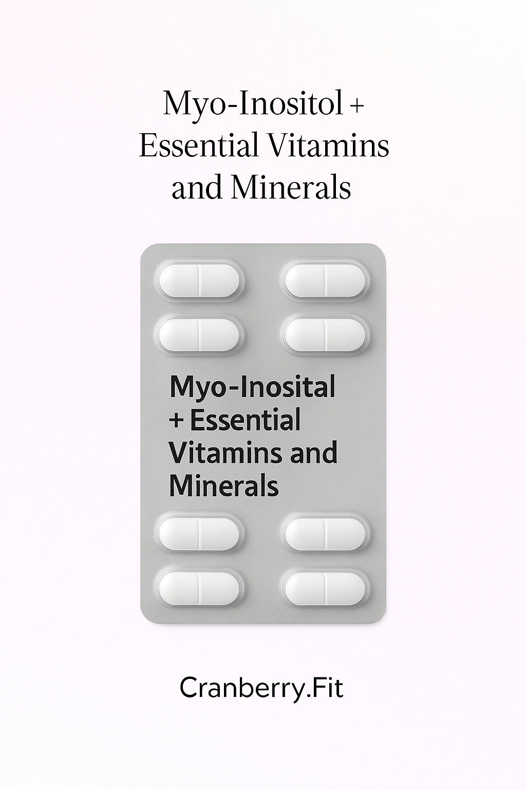 Myo-inositol(1000mg) and Essential nutrients - 90 Capsules