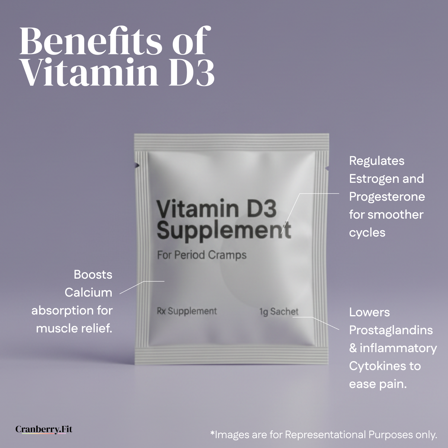 Vitamin D3 (RDA 60,000 IU) - 8 Sachets